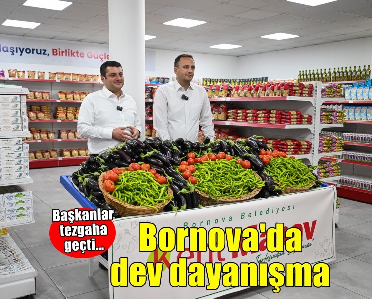 Bornova’da devrim gibi dayanışma