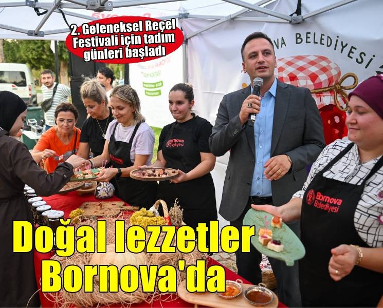 Bornova’da doğal lezzetler halkla buluşuyor