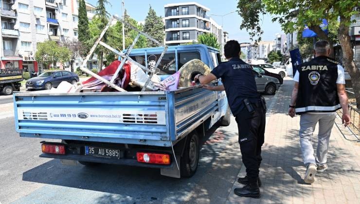 Bornova’da kaldırım ve yol işgallerine sıkı denetim