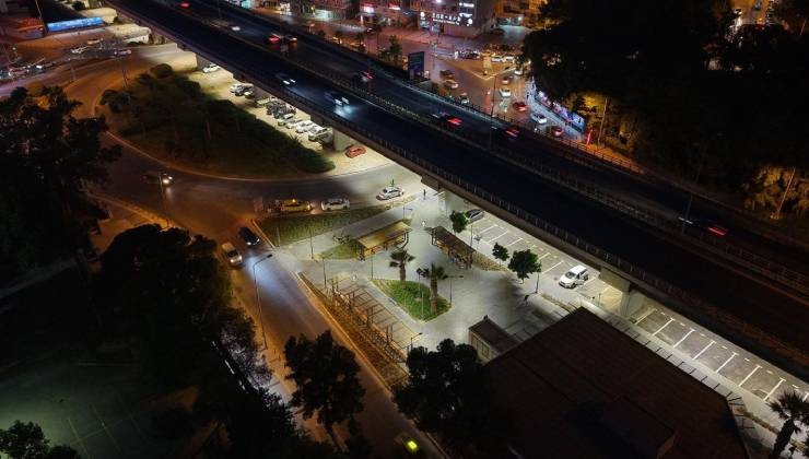 Bornova’nın en işlek noktası artık ışıl ışıl