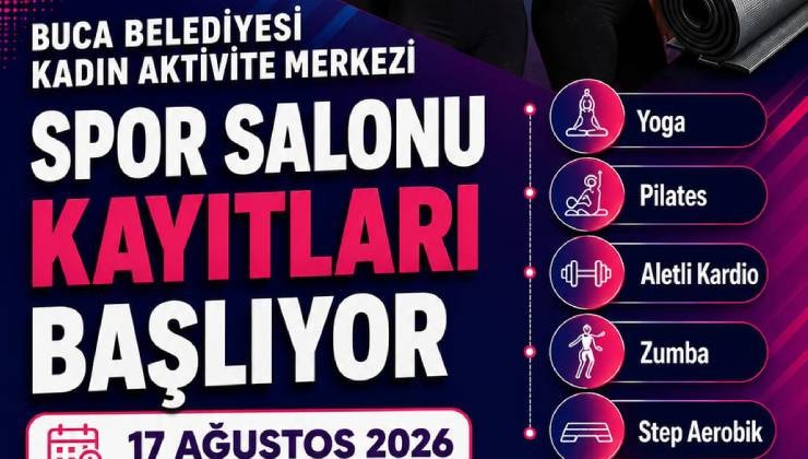 Buca Belediyesi Kadın Aktivite Merkezi’nde yeni dönem spor kayıtları başladı