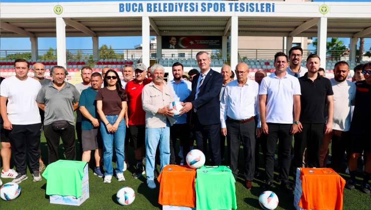 Buca’da amatör futbol kulüplerine destek