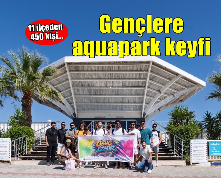 Büyükşehir’den gençlere aquapark keyfi