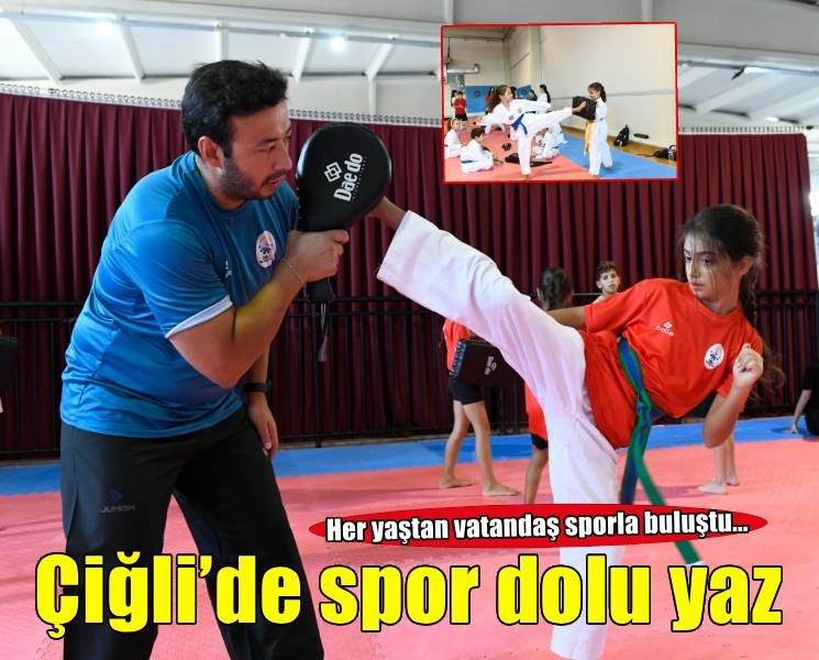 Çiğli’de yaz sporla dolu geçti: 1.747 kişi yaz okullarından faydalandı