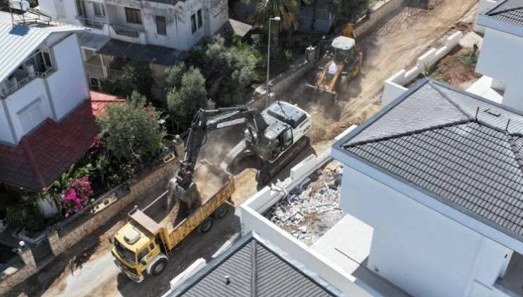 Didim Belediyesi Akbük'te yol yapım çalışmalarını genişletiyor