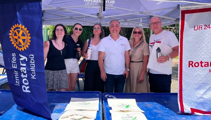 Efes Rotary, Rotaract ve Interact’tan plastiksiz gelecek için örnek proje