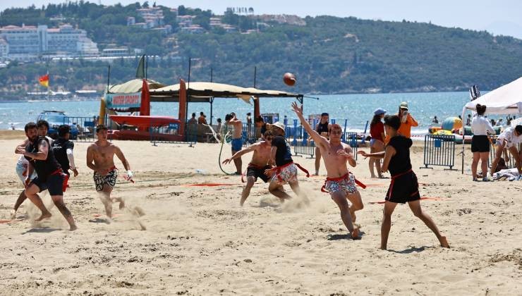 Efes Selçuk, Beach Flag Futbol turnuvasına ev sahipliği yaptı