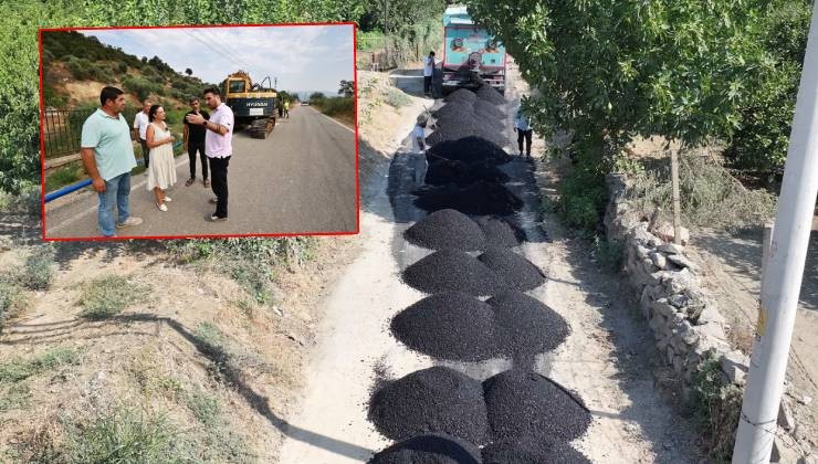 Efes Selçuk’ta yollar yenileniyor: 40 yıldır beklenen yolda çalışmalar başladı