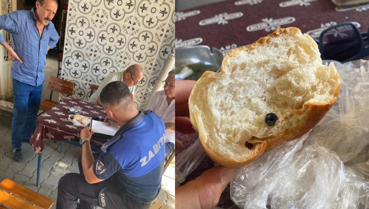 Ekmeğin içinden vida çıktı, zabıta işlem yaptı