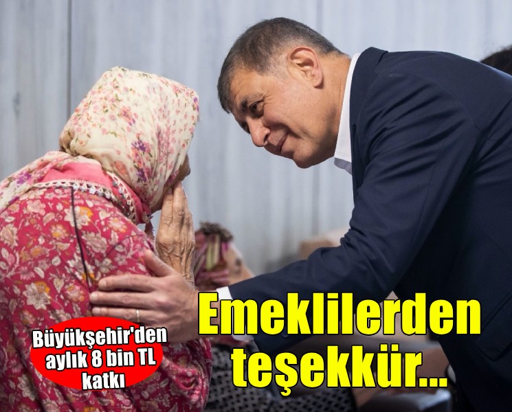 Emeklilerden Başkan Tugay’a teşekkür