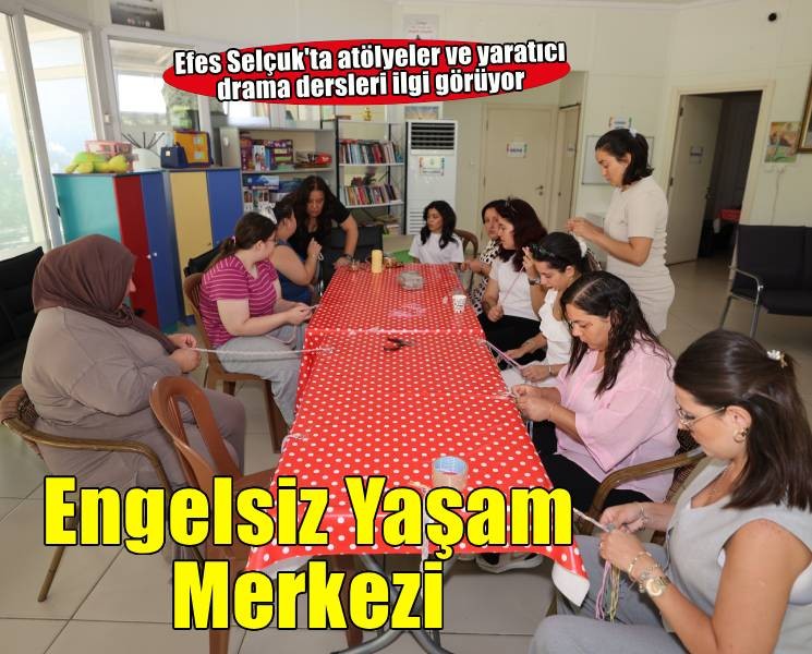 Engelsiz Yaşam Merkezi'nde üreterek güçleniyorlar