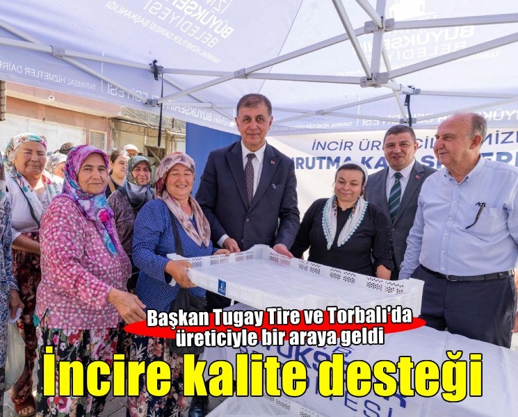 İzmir Büyükşehir Belediyesi’nden üreticiye kerevet desteği