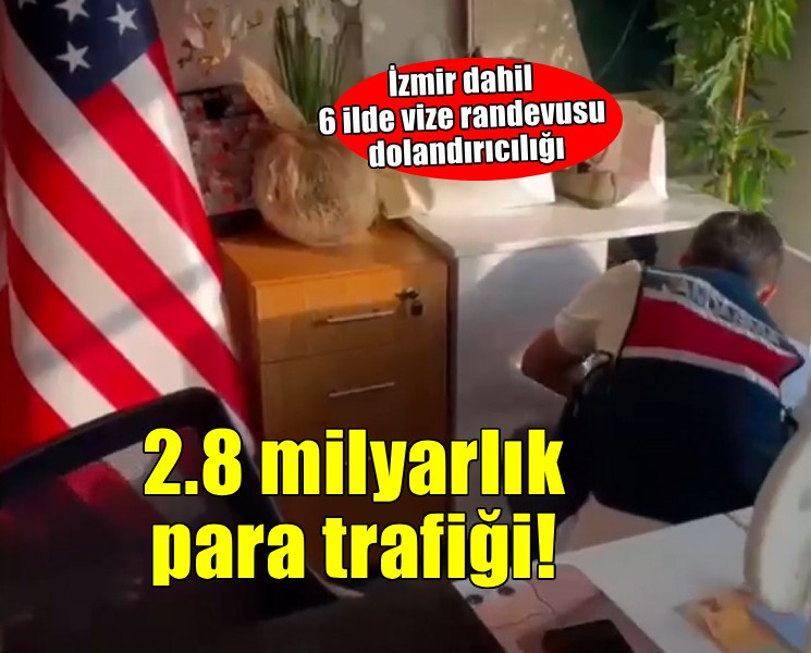 İzmir'de vize randevusu dolandırıcılığı!
