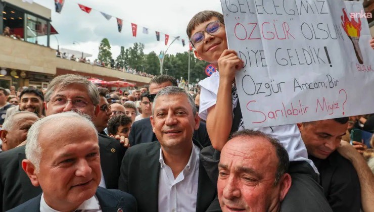 Kocaeli'nde Özgür Özel'e yoğun ilgi...