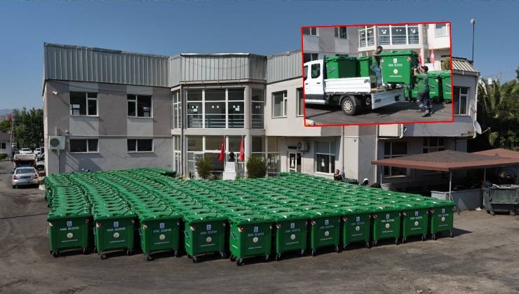 Konak’ın sokakları yeni konteynerlerine kavuştu