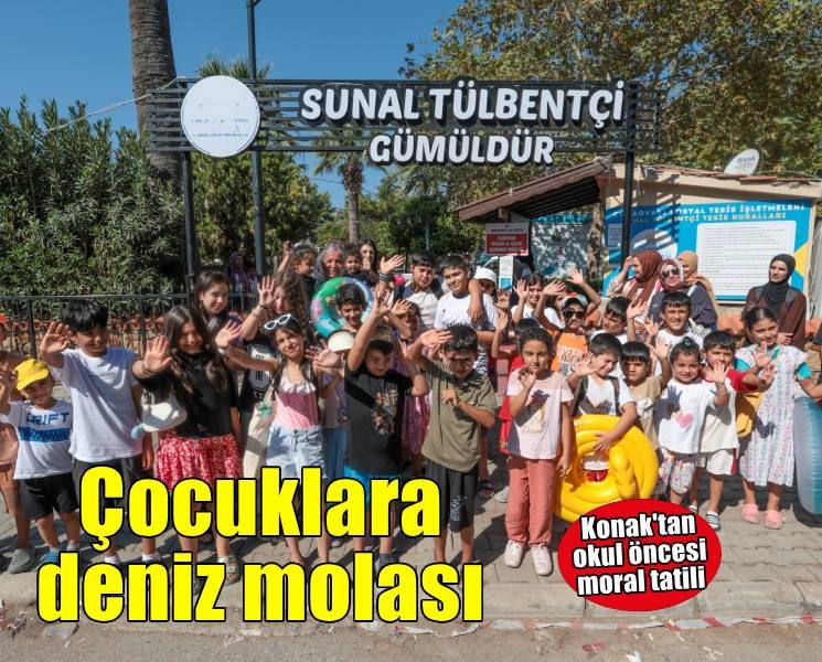 Konaklı çocuklar ve kadınlar denizle buluşmaya devam ediyor