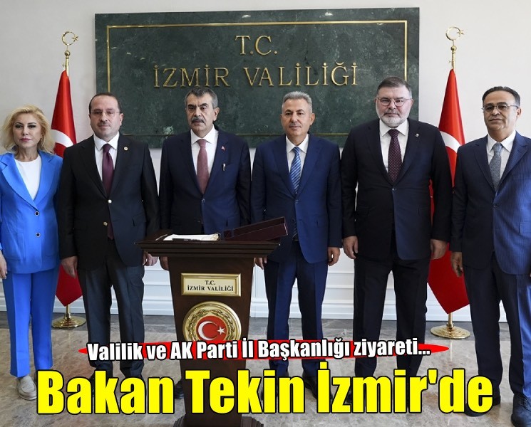 Bakan Tekin İzmir'de: Gece-gündüz çalışıyoruz