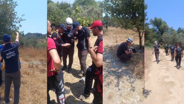 NAFAD ekibi Söke'deki arama çalışmalarına destek veriyor