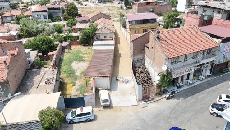 Nazilli’de bir yol daha yenilendi