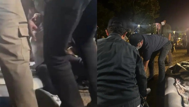 Parktaki gazilere şafak operasyonu!