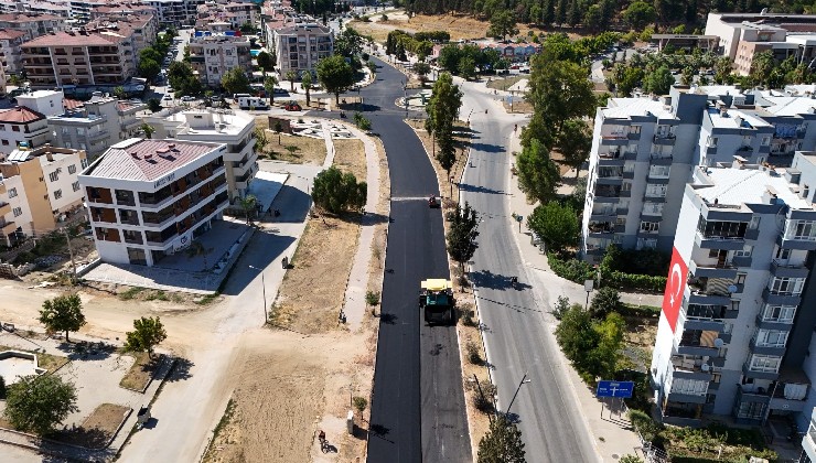 Tire İstasyon Caddesi yeniden trafiğe açıldı
