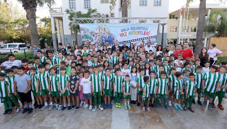 Urla'da çocuklar yaz atölyeleriyle hem eğlendi hem öğrendi
