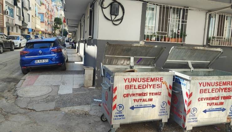 Yunusemre’de çöp konteynerleri yenileniyor