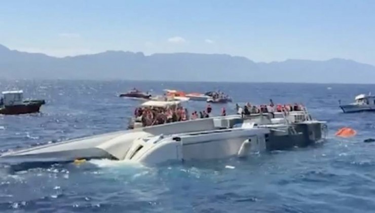 KKTC Cumhurbaşkanı Erhürman açıkladı: Girne'de batan gemiye ulaşıldı