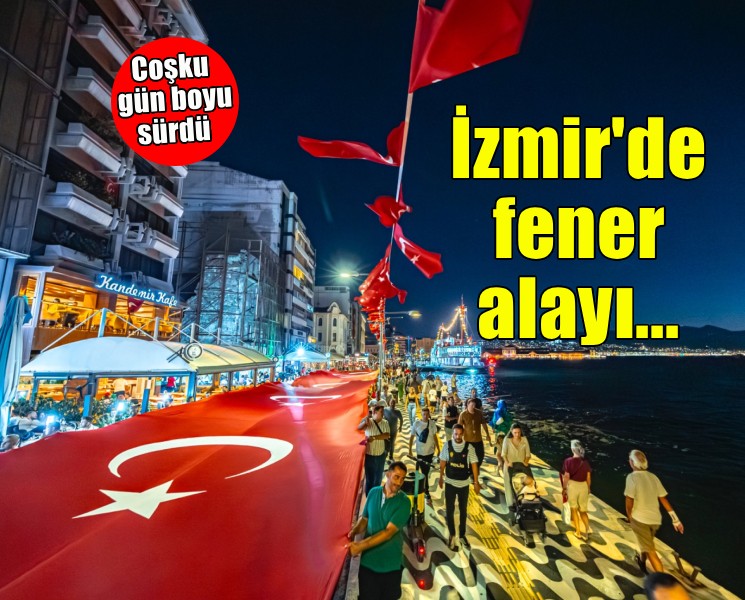 9 Eylül coşkusu fener alayıyla son buldu
