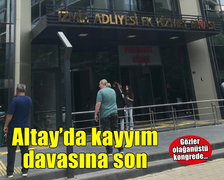 Altay kayyım davasından feragat ediyor