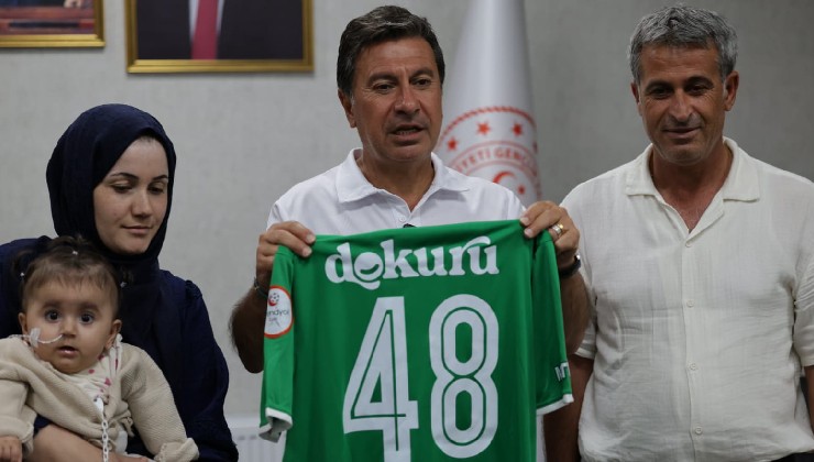 Başkan Aras'tan SMA'lı Samira'ya destek