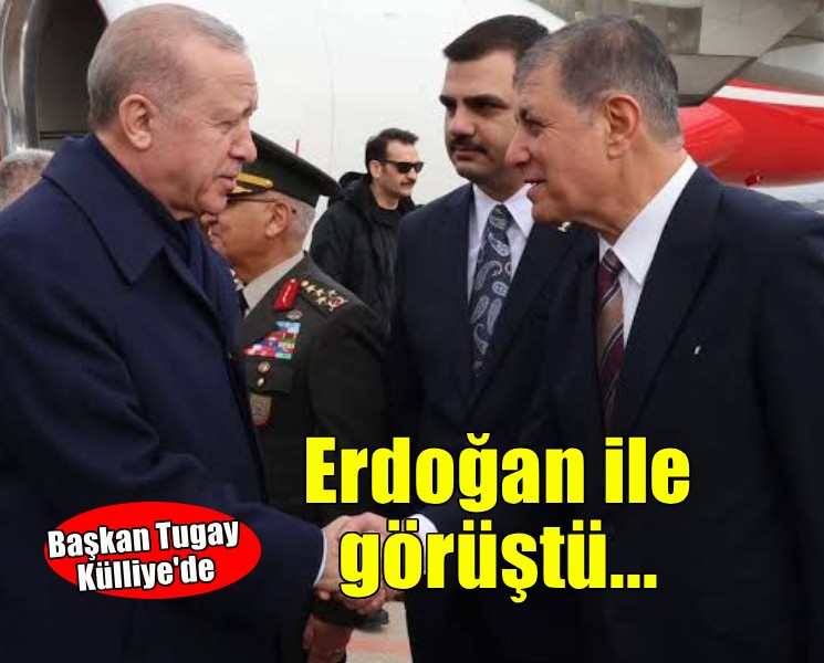 Başkan Tugay Külliye'de Erdoğan ile görüştü
