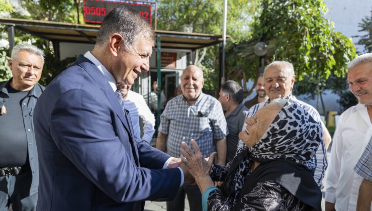 Başkan Tugay’dan Buca’da mahalle turu