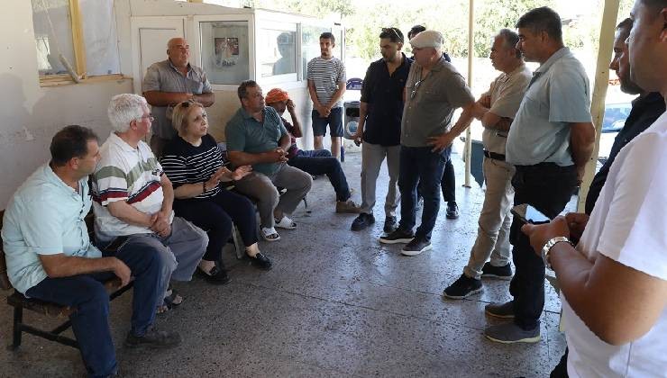 Başkan V. Şen’den hafta sonu mesaisi
