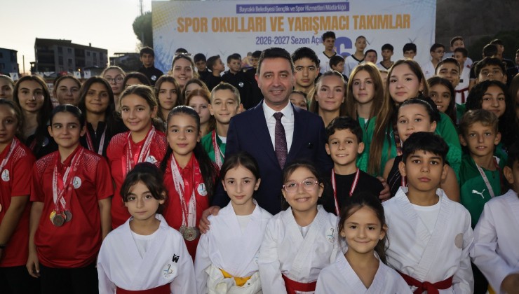 Bayraklı'da spor sezonu coşkuyla başladı