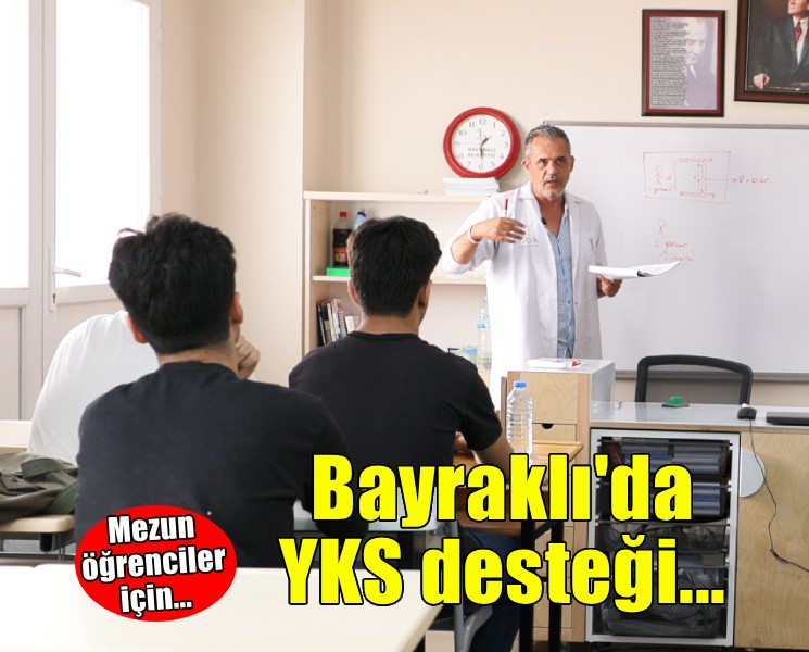 Bayraklı’da mezun öğrencilere YKS desteği
