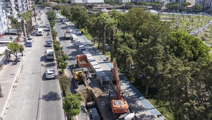 Bergama’da taşkın riskine karşı yeni hat