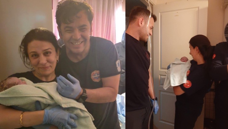 Bir ihbarla gittiler, yeni bir hayatın ilk anlarına tanık oldular