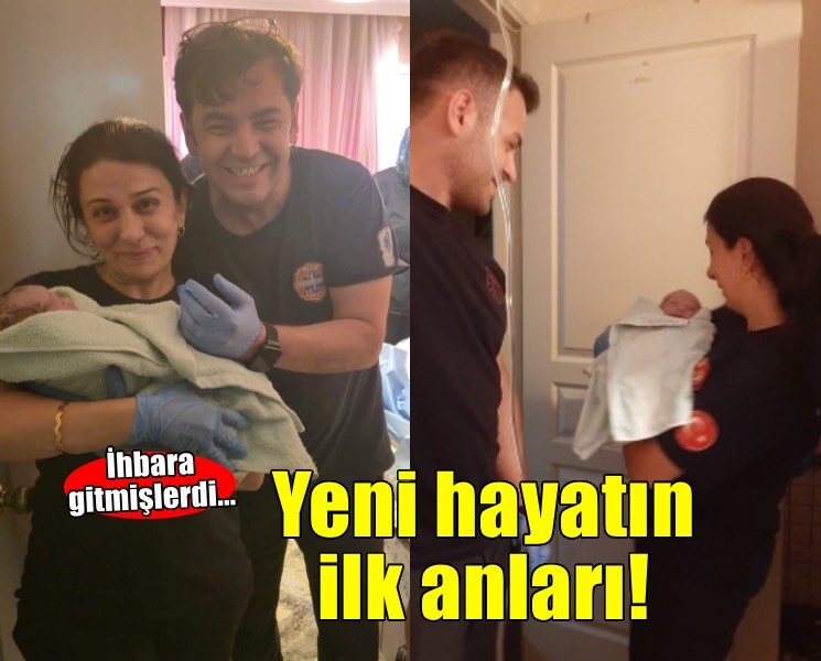 Bir ihbarla gittiler, yeni bir hayatın ilk anlarına tanık oldular