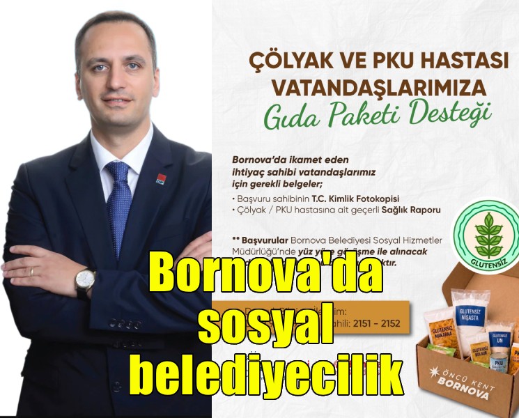 Bornova sosyal belediyecilikte fark yaratmaya devam ediyor