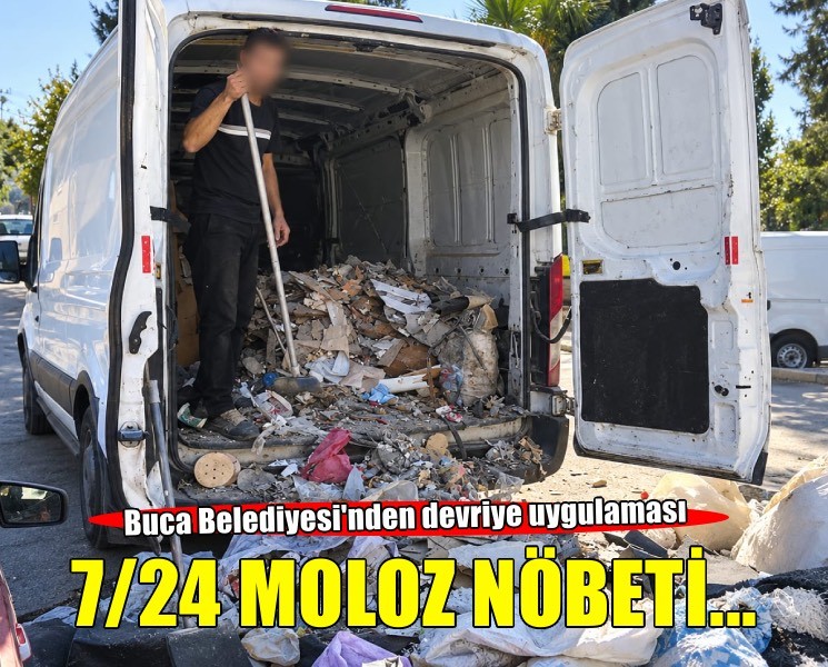 Buca Belediyesi’nden 7/24 moloz nöbeti