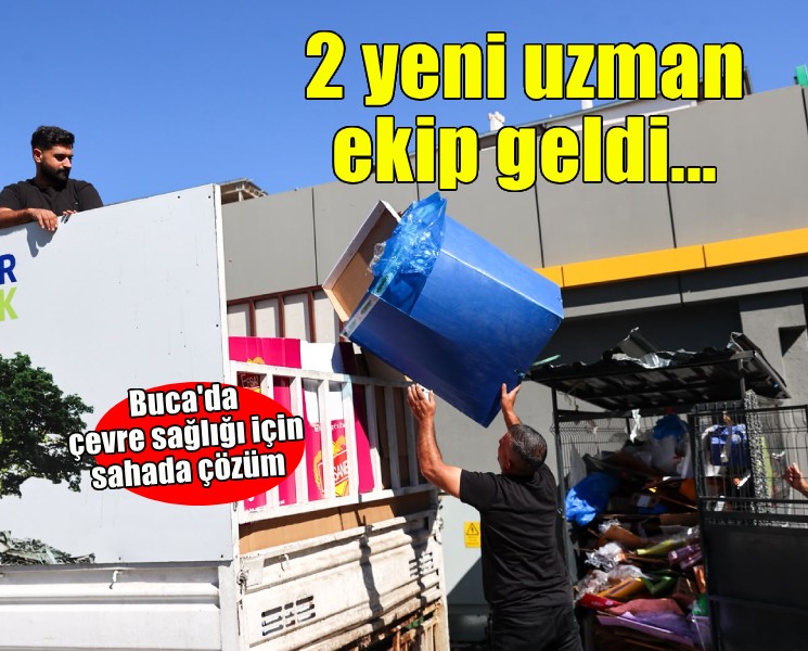 Buca’da çevre sağlığı için sahada çözüm