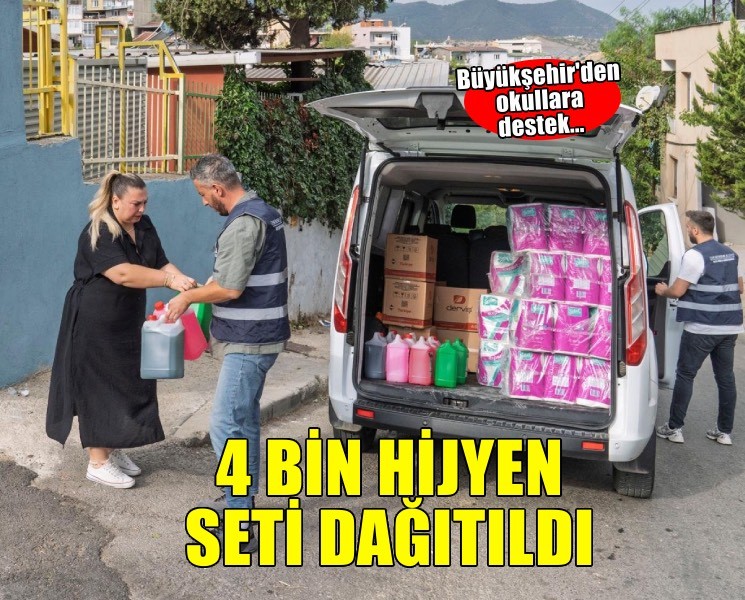 Büyükşehir’den okullara hijyen desteği