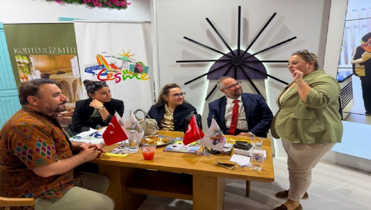 Çeşme standı Uluslararası İstanbul Turizm Fuarı’nda yoğun ilgi gördü