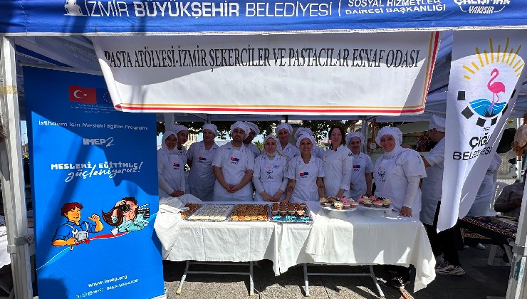 Çiğli’nin meslek kursiyerleri Ahilik Haftası’nda hünerlerini sergiledi