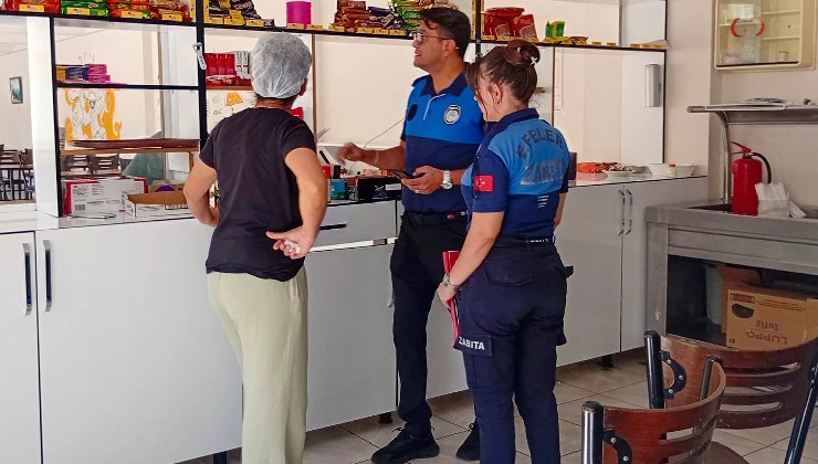 Efeler zabıtasından okul kantinlerinde hijyen ve fiyat denetimi