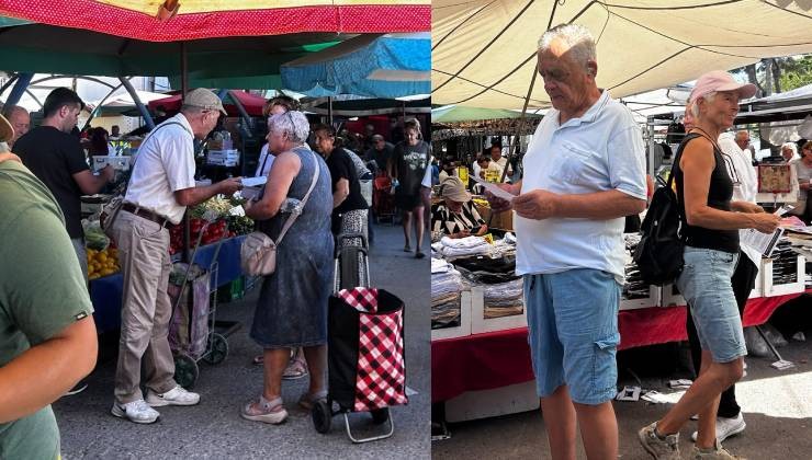 ‘Foça iradesine sahip çıkıyor’ eylemi… Fıçı’ya istifa çağrısı!