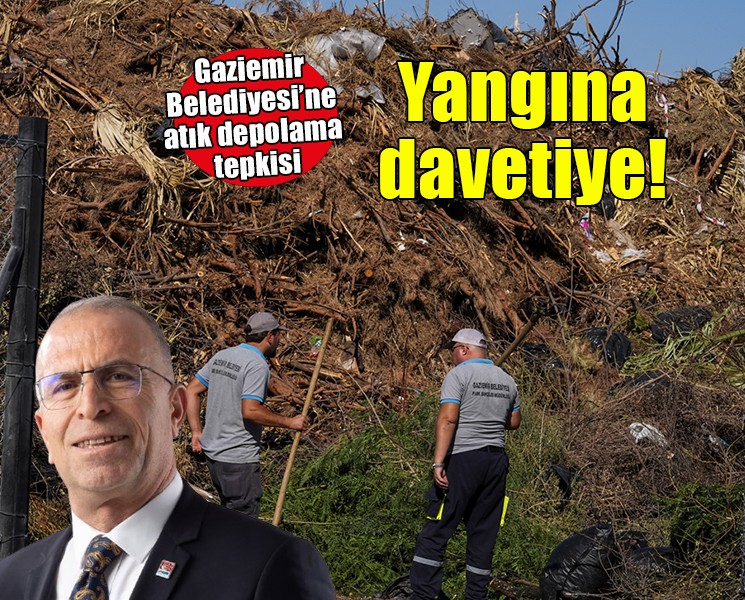 Gaziemir Belediyesi'ne atık depolama tepkisi!
