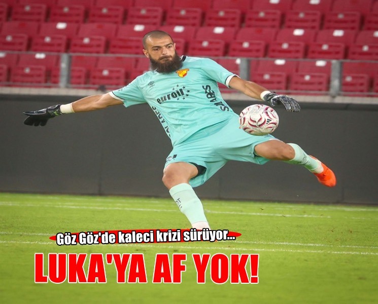 Göztepe'de kaleci Luka Gugeshashvili'ye af yok