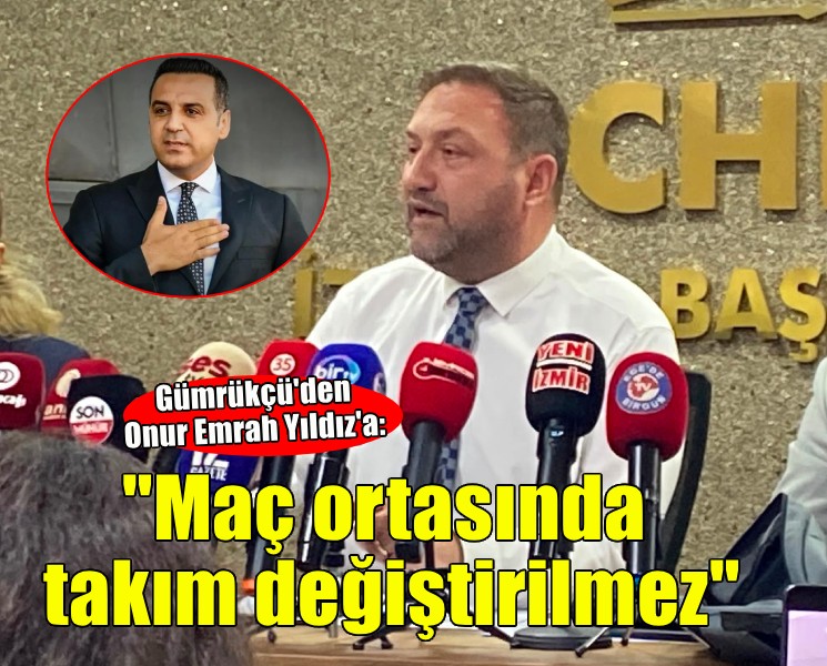Gümrükçü’den Çiğli iddiasına yanıt: Maçın ortasında takım değiştirmek doğru değil